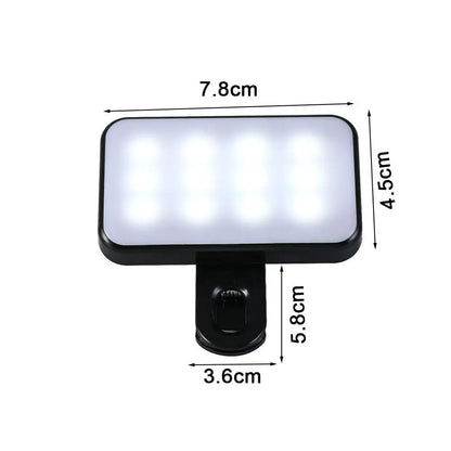 Pocket LED Clip Selfie Ring Light for Phone & Laptop by HitMyNeed