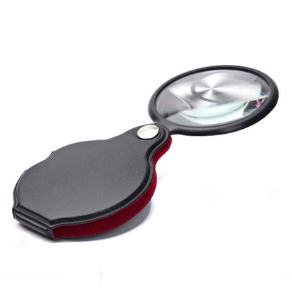 Pocket Magnifier 8X Folding Magnifying Glass by HitMyNeed