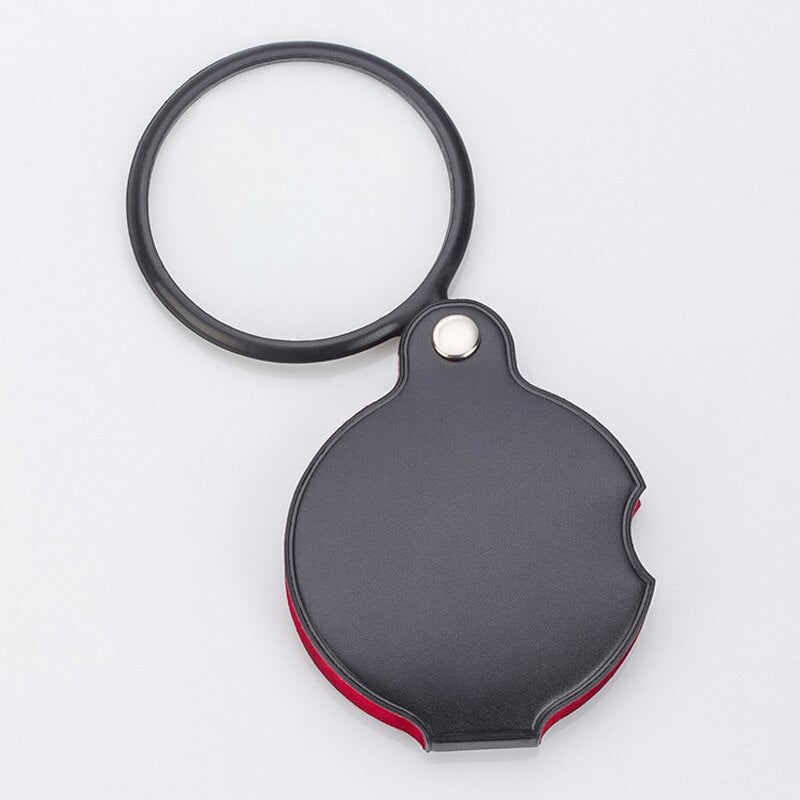 Pocket Magnifier 8X Folding Magnifying Glass by HitMyNeed