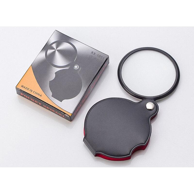 Pocket Magnifier 8X Folding Magnifying Glass by HitMyNeed