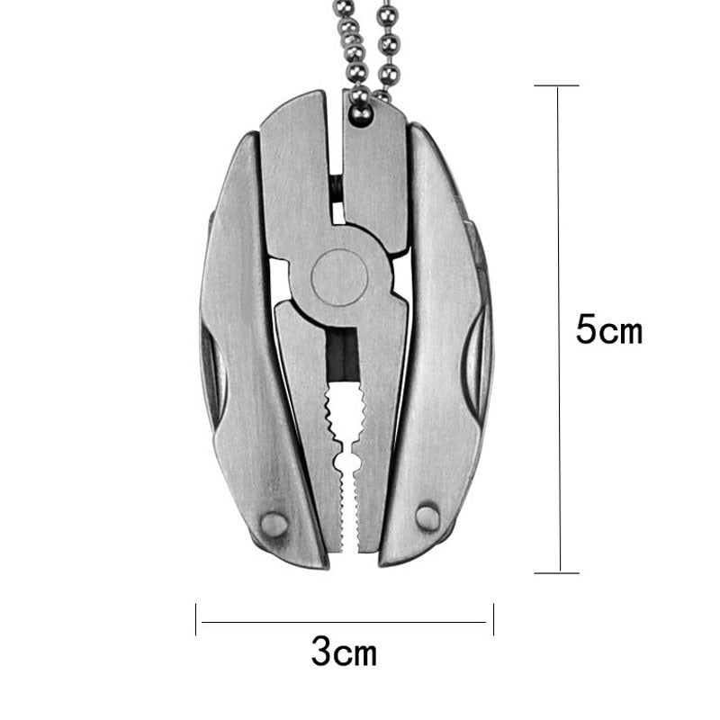 Pocket Multi-Tool Folding Pliers Keychain by HitMyNeed