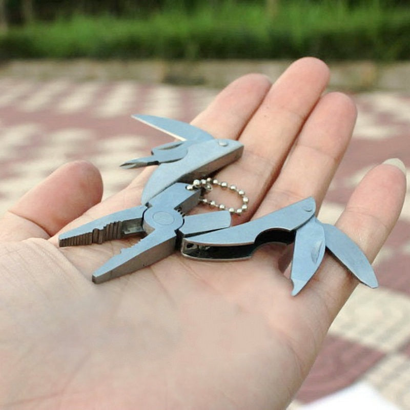 Pocket Multi-Tool Folding Pliers Keychain by HitMyNeed