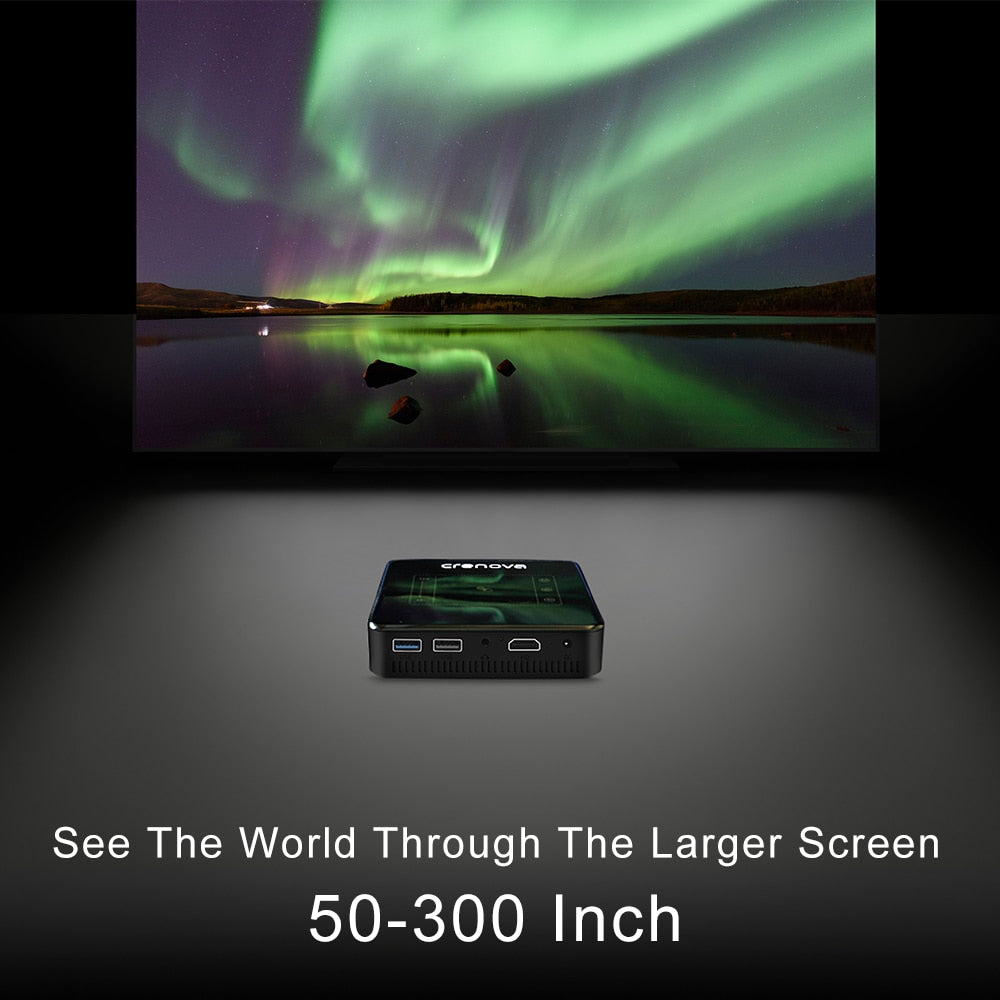 Pocket Portable Projector with WiFi & Power Bank by HitMyNeed