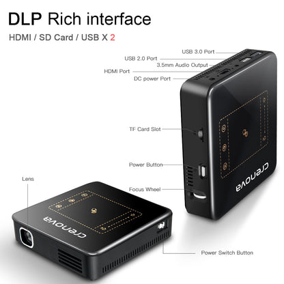 Pocket Portable Projector with WiFi & Power Bank by HitMyNeed