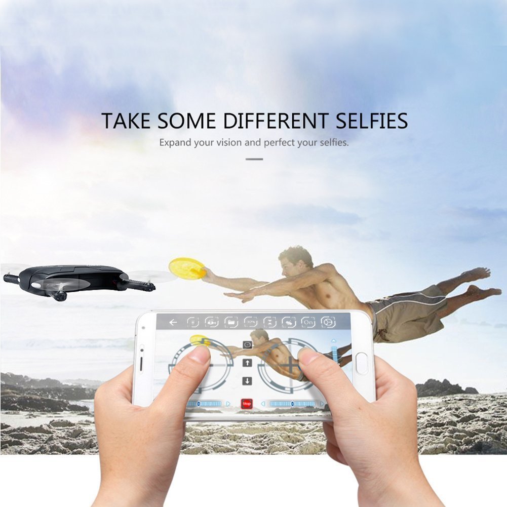 Pocket Selfie Drone with WiFi Camera & App Control by HitMyNeed