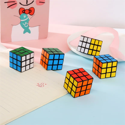 Pocket Size Mini Rubik's Cubes Set (12 Pack) by HitMyNeed