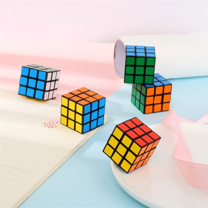Pocket Size Mini Rubik's Cubes Set (12 Pack) by HitMyNeed