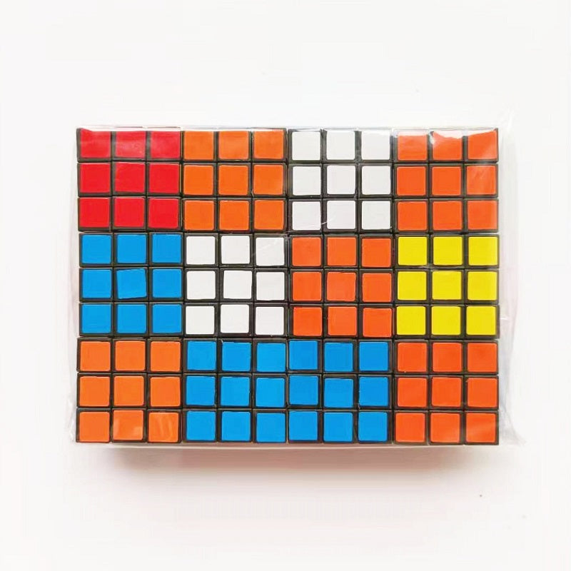 Pocket Size Mini Rubik's Cubes Set (12 Pack) by HitMyNeed