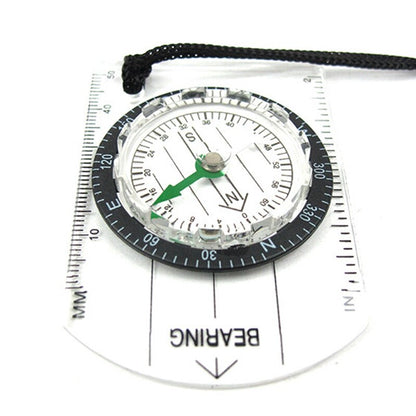 Pocket Sized Transparent Backpacking Compass by HitMyNeed