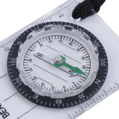 Pocket Sized Transparent Backpacking Compass by HitMyNeed