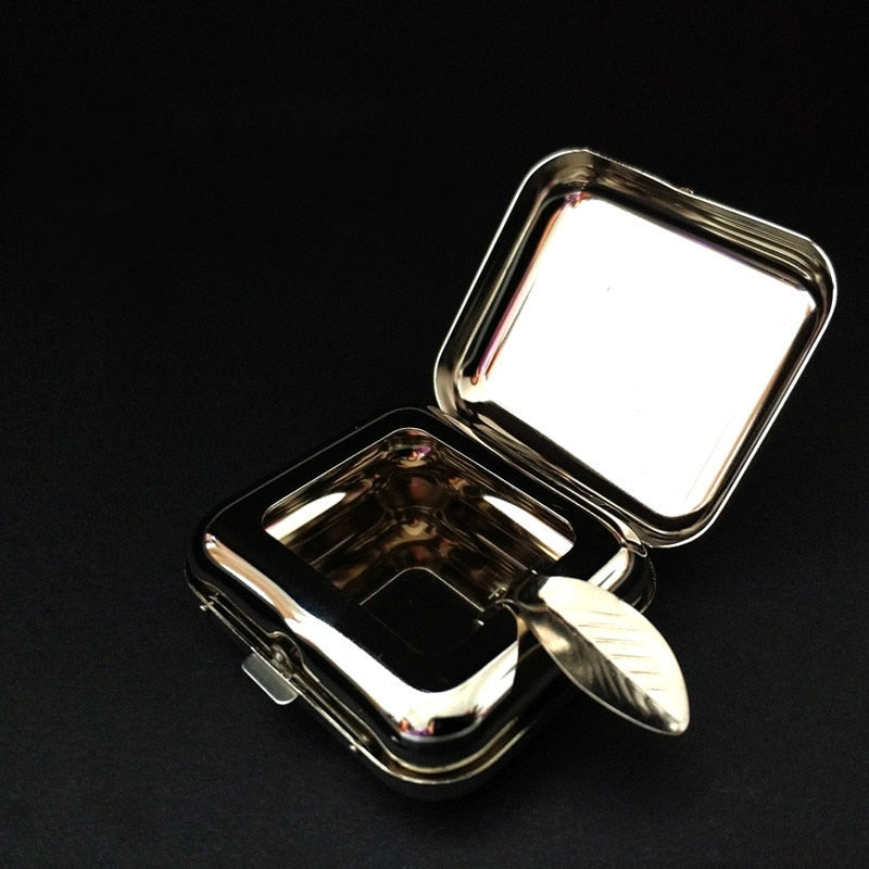 Pocket Stainless Steel Ashtray with Lid by HitMyNeed