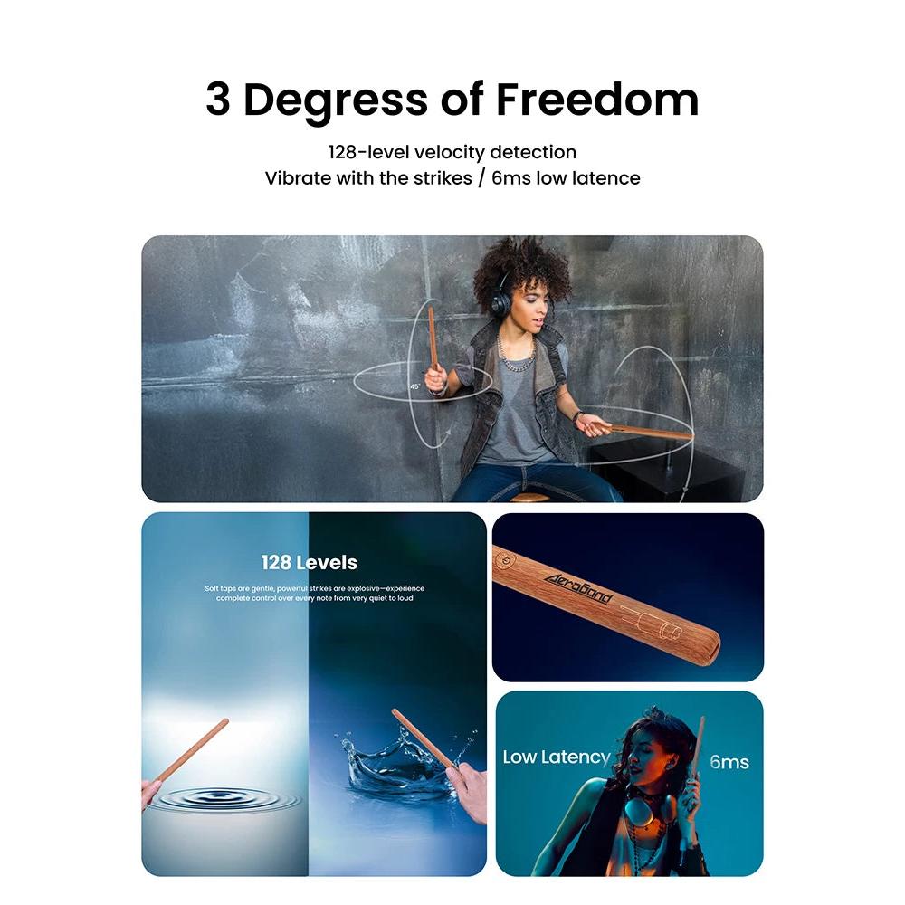 PocketDrum 2 MAX Somatosensory Air Drum Kit by HitMyNeed