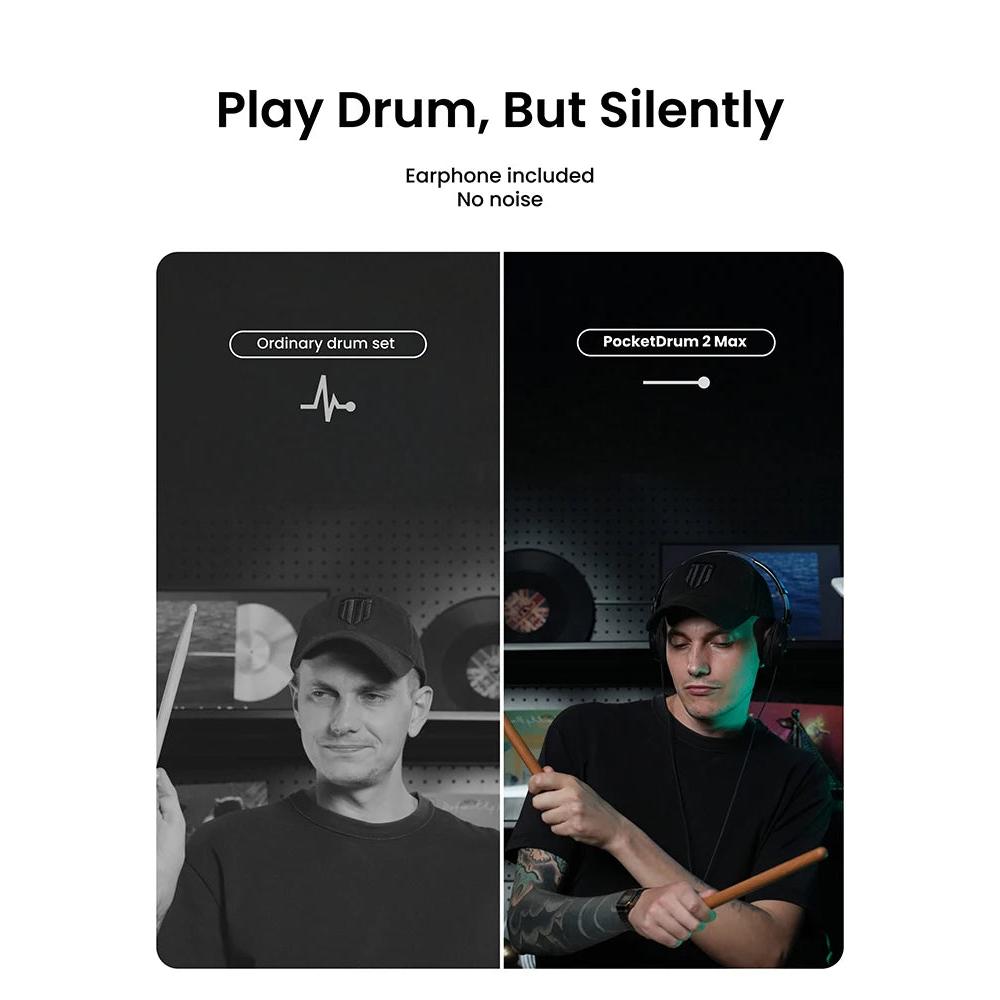 PocketDrum 2 MAX Somatosensory Air Drum Kit by HitMyNeed