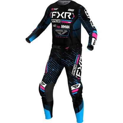 Podium FXR MX Gear Set Motocross Jersey & Pant Kit sky-blue xxl-38 by HitMyNeed