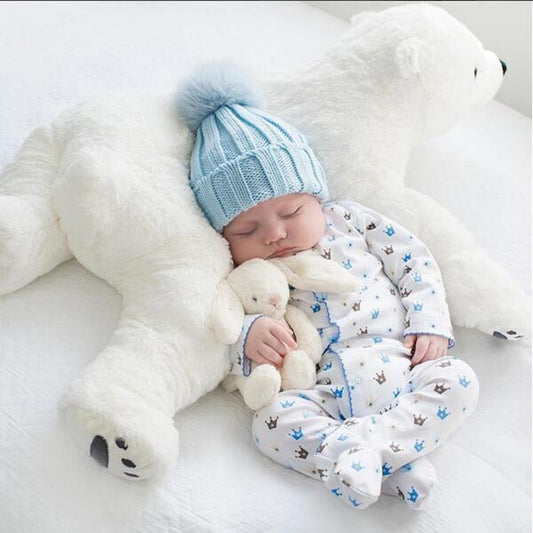 Polar Bear Plush Stuffed Toy Pillow 73cm by HitMyNeed