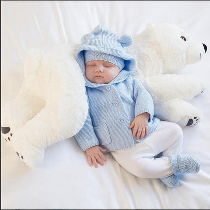 Polar Bear Plush Stuffed Toy Pillow 73cm by HitMyNeed