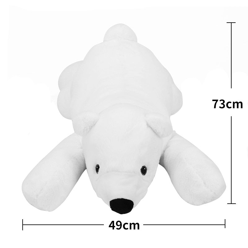 Polar Bear Plush Stuffed Toy Pillow 73cm by HitMyNeed