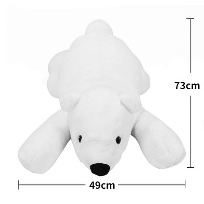 Polar Bear Plush Stuffed Toy Pillow 73cm by HitMyNeed