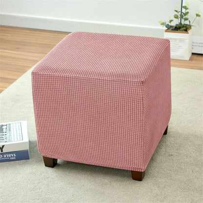 Polar Fleece Stretch Square Stool Cover by HitMyNeed