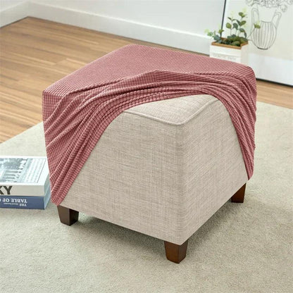 Polar Fleece Stretch Square Stool Cover by HitMyNeed
