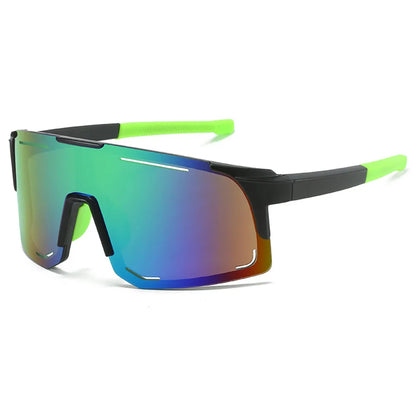 Polarized Cycling Sunglasses with UV Protection 9335-green by HitMyNeed