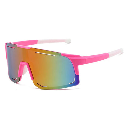 Polarized Cycling Sunglasses with UV Protection 9335-pink by HitMyNeed