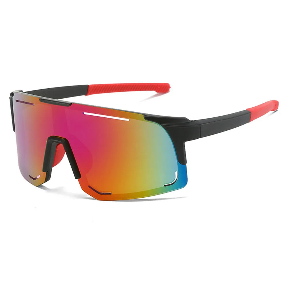 Polarized Cycling Sunglasses with UV Protection 9335-purple by HitMyNeed