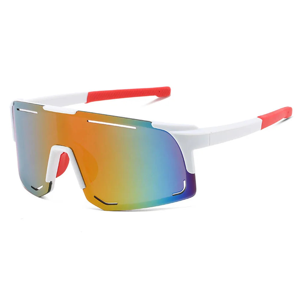 Polarized Cycling Sunglasses with UV Protection 9335-white by HitMyNeed