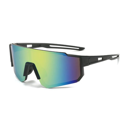 Polarized Cycling Sunglasses with UV Protection 9815-gold by HitMyNeed
