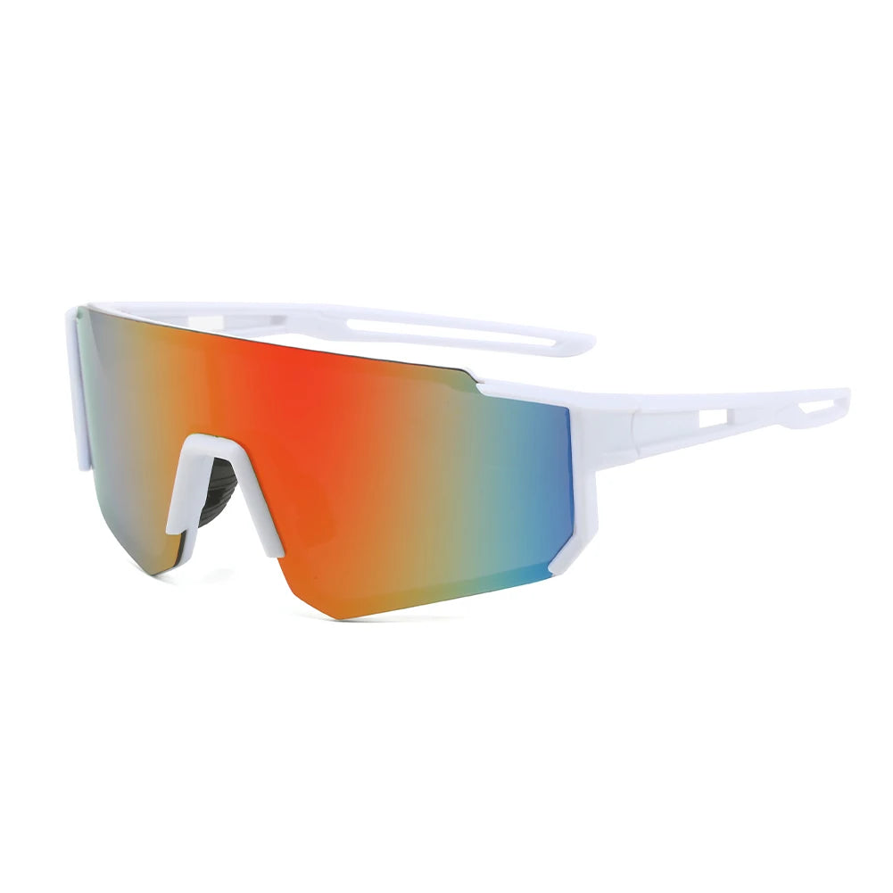Polarized Cycling Sunglasses with UV Protection 9815-white by HitMyNeed
