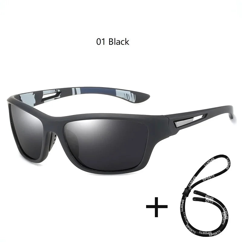 Polarized UV400 Fishing & Driving Sunglasses 01-black by HitMyNeed