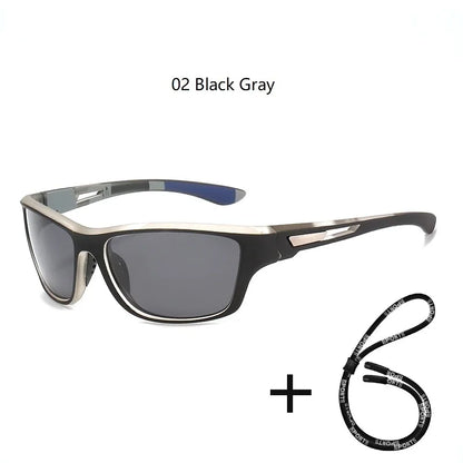 Polarized UV400 Fishing & Driving Sunglasses 02-black-gray by HitMyNeed