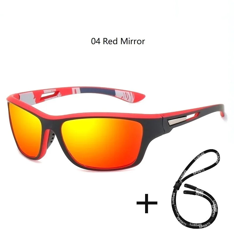 Polarized UV400 Fishing & Driving Sunglasses 04-red-mirror by HitMyNeed