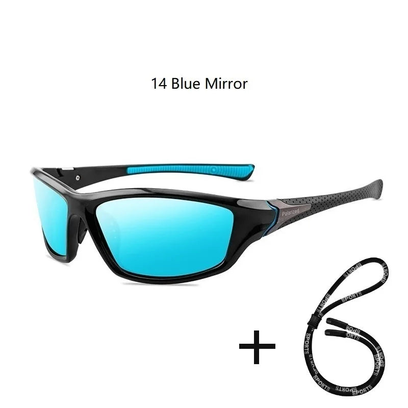 Polarized UV400 Fishing & Driving Sunglasses 14-blue-mirror by HitMyNeed