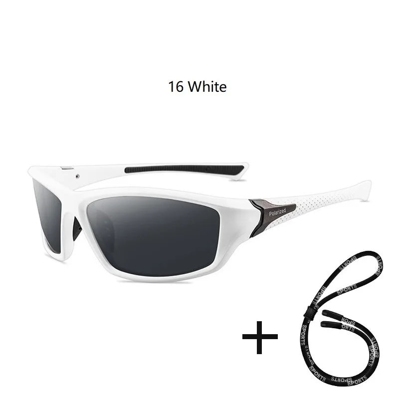 Polarized UV400 Fishing & Driving Sunglasses 16-white by HitMyNeed