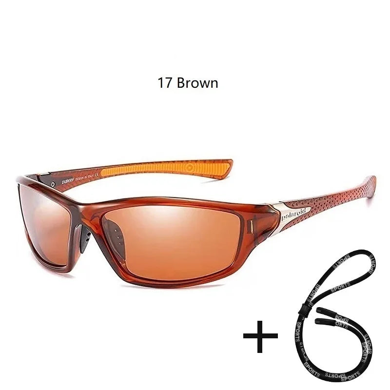 Polarized UV400 Fishing & Driving Sunglasses 17-brown by HitMyNeed