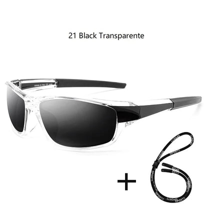 Polarized UV400 Fishing & Driving Sunglasses 21-black-transparent by HitMyNeed