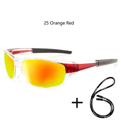 Polarized UV400 Fishing & Driving Sunglasses 25-orange-red by HitMyNeed