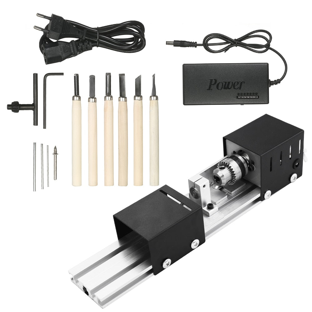 Polishing Drill Rotary Mini Lathe Machine 12-24V by HitMyNeed