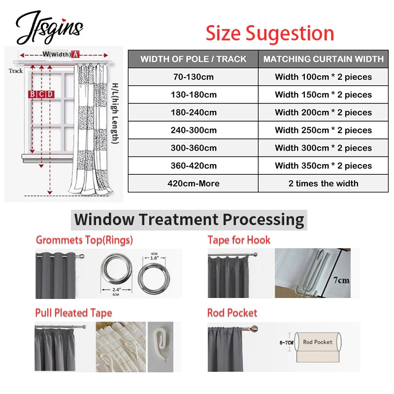 Polyester Blackout Curtain for Bedroom by HitMyNeed