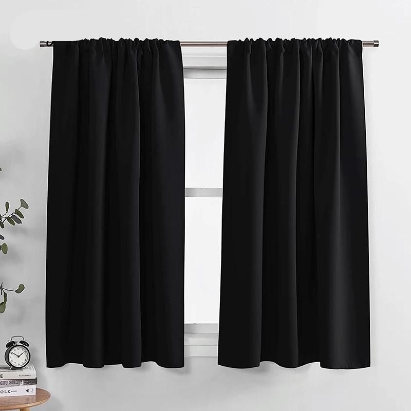 Polyester Blackout Curtain for Bedroom by HitMyNeed