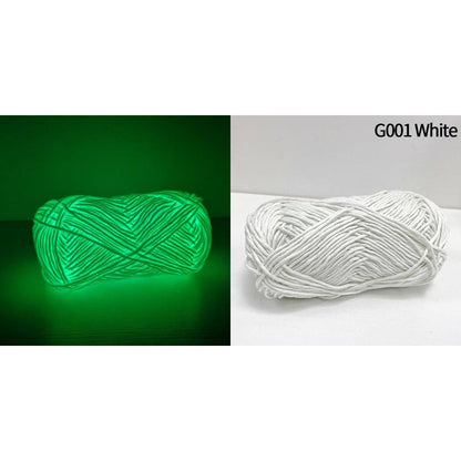 Polyester Glow in the Dark Knitting Yarn 50g 1pc-01 by HitMyNeed