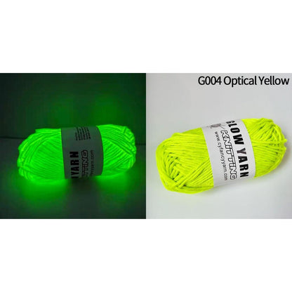 Polyester Glow in the Dark Knitting Yarn 50g 1pc-04 by HitMyNeed