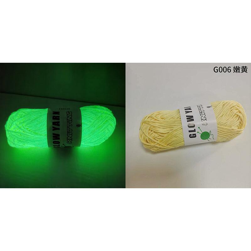 Polyester Glow in the Dark Knitting Yarn 50g 1pc-06 by HitMyNeed