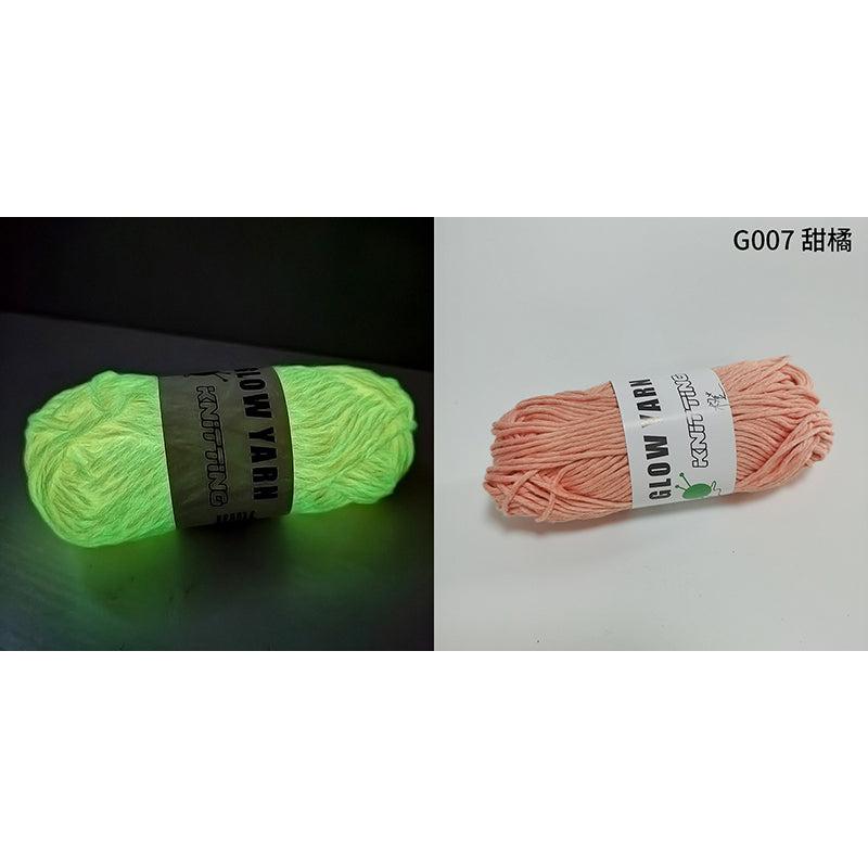Polyester Glow in the Dark Knitting Yarn 50g 1pc-07 by HitMyNeed