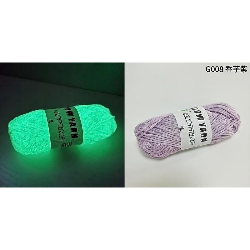 Polyester Glow in the Dark Knitting Yarn 50g 1pc-08 by HitMyNeed