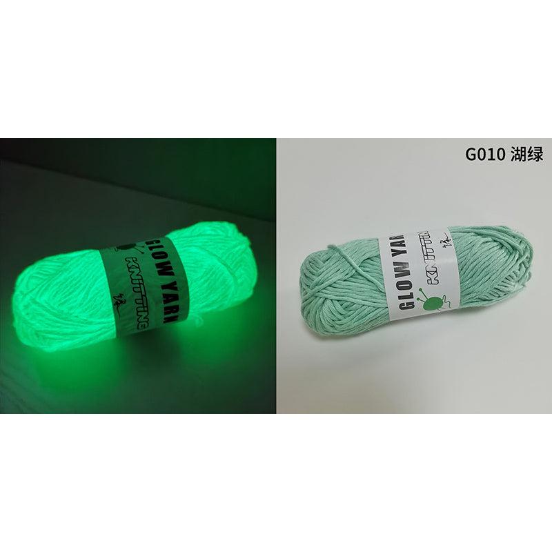Polyester Glow in the Dark Knitting Yarn 50g 1pc-10 by HitMyNeed