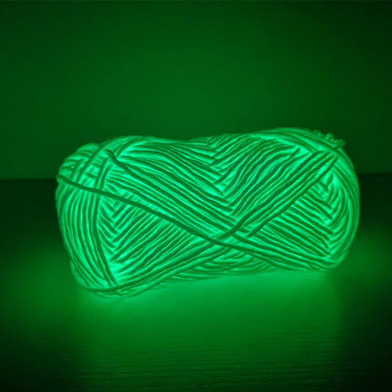 Polyester Glow in the Dark Knitting Yarn 50g by HitMyNeed