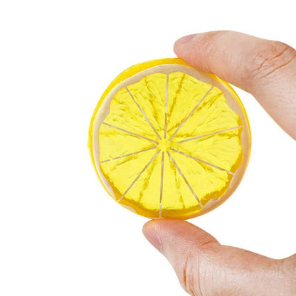 Polyfoam Fake Lemon Slices Set of 12 by HitMyNeed