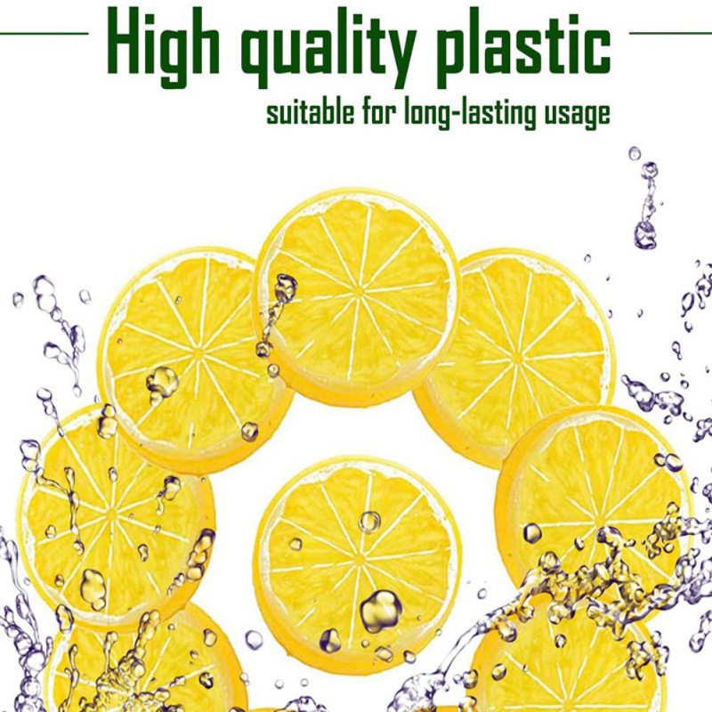 Polyfoam Fake Lemon Slices Set of 12 by HitMyNeed